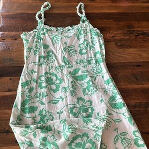 Draper James RSVP Women’s green and white floral dress, size 14